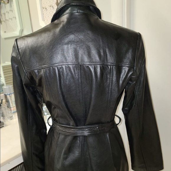 Hilliard & Hanson Leather Jacket. - Picture 3 of 4